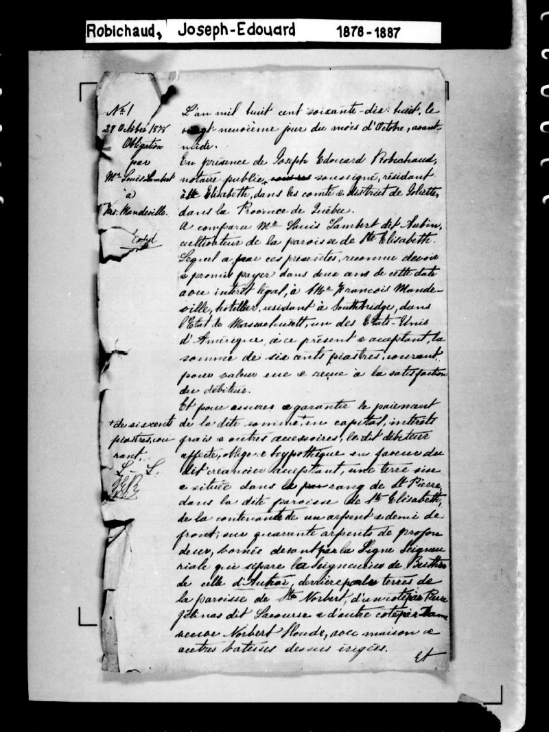 JosephÉdouard Robichaud BAnQ numérique
