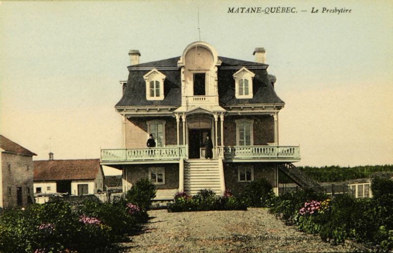 MataneQuébec. Le Presbytère BAnQ numérique