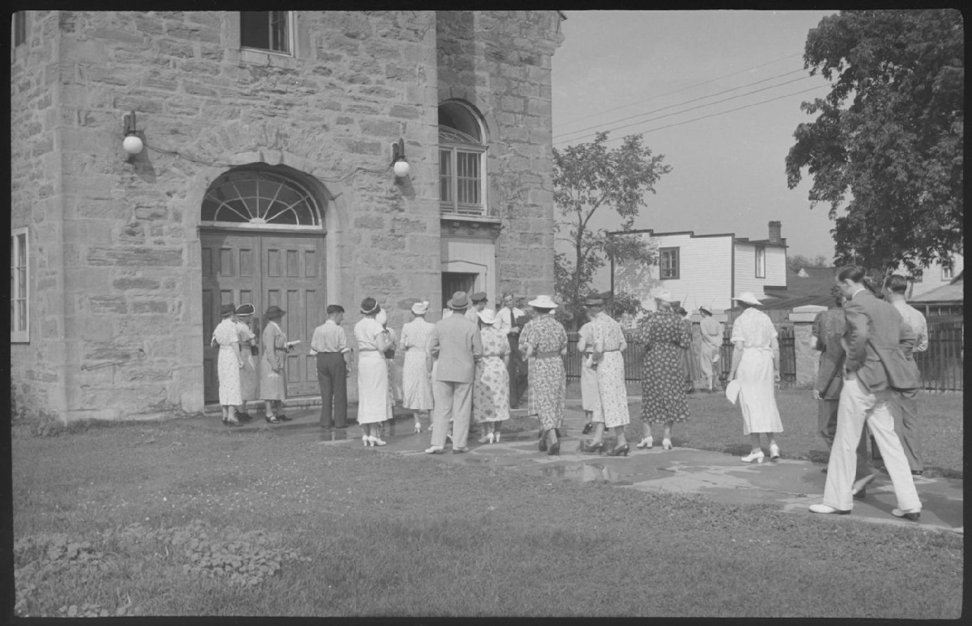 Indian Reservation. Indian Mission Church. Caughnawaga
