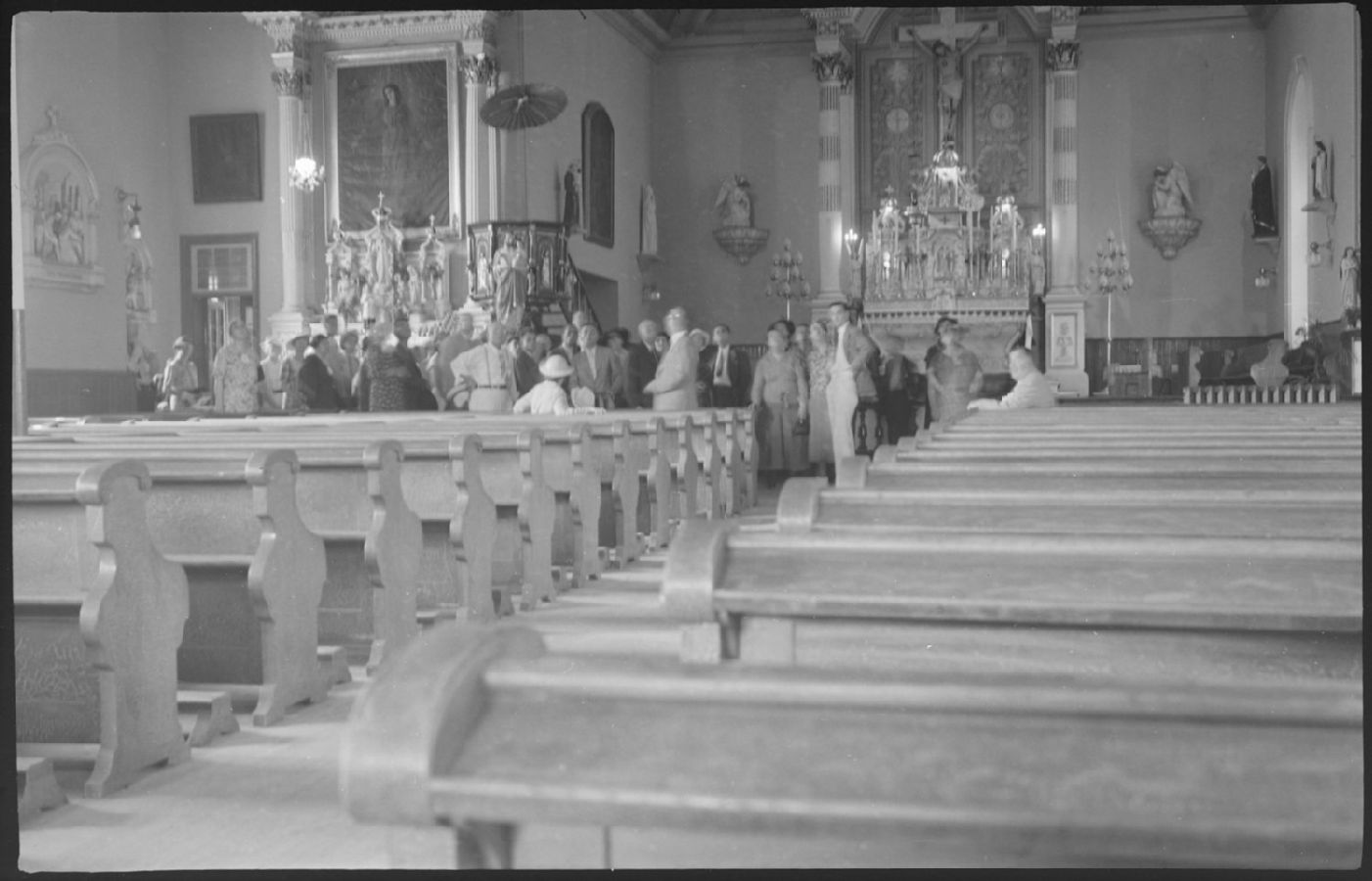 Indian Reservation. Inside the Church