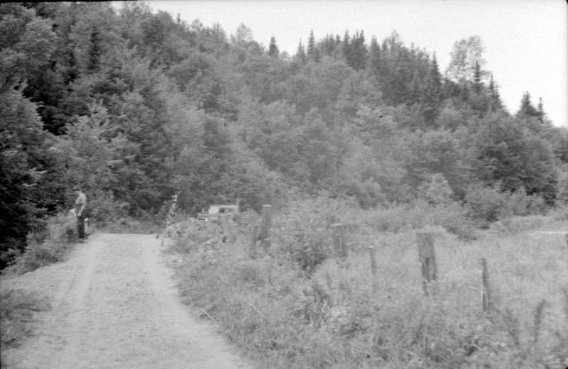 Coulée de la petite rivière Blanche à Lochaber et Gore, comté de