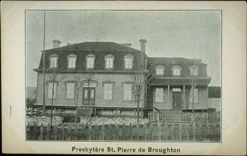 Presbytère St. Pierre de Broughton BAnQ numérique