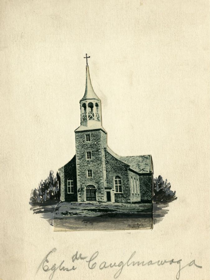 L'église Saint-François-Xavier-de-Caughnawaga