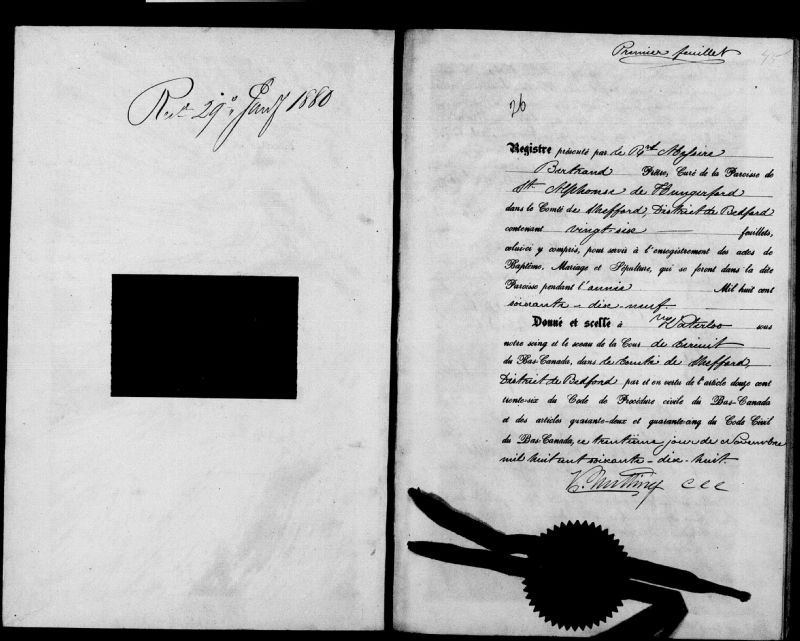 SaintAlphonsedeGranby BAnQ numérique