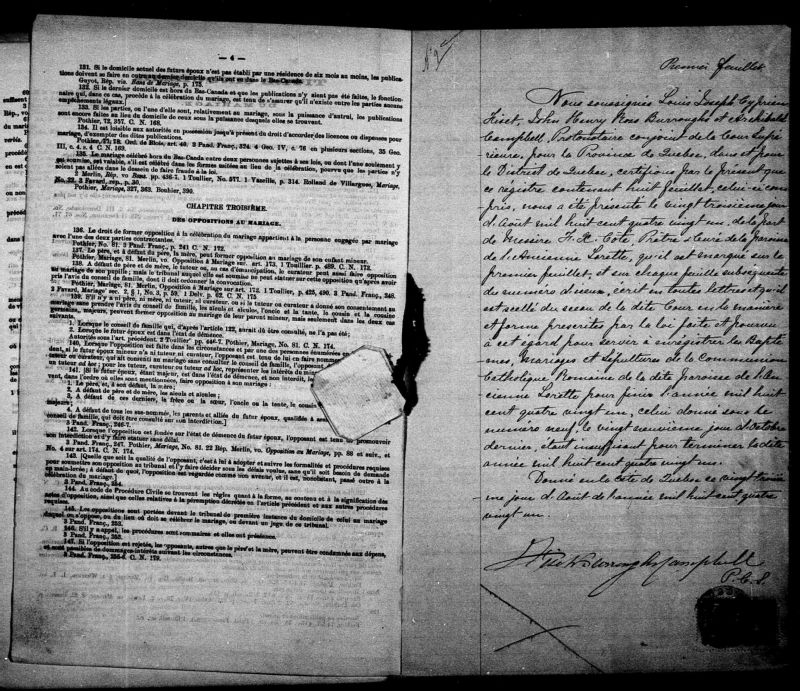 L'AncienneLorette BAnQ numérique