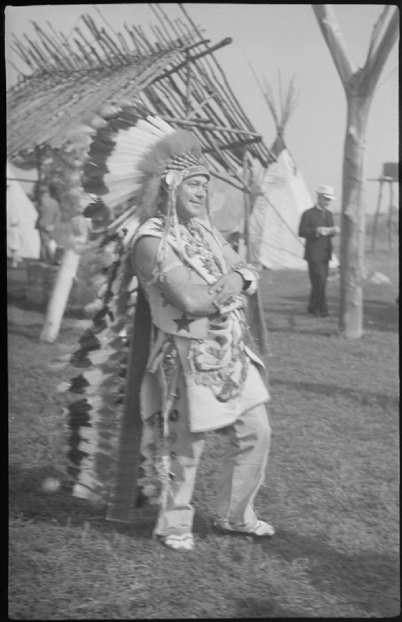 Indian Reservation. Chief Poking Fire