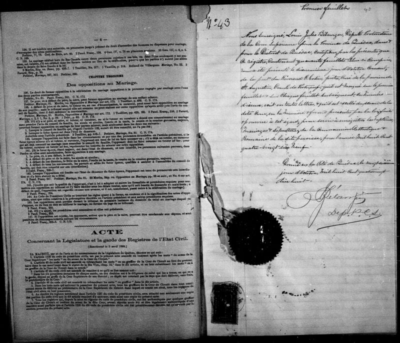 SaintAugustindeDesmaures BAnQ numérique