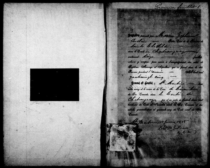 SainteClothilde BAnQ numérique