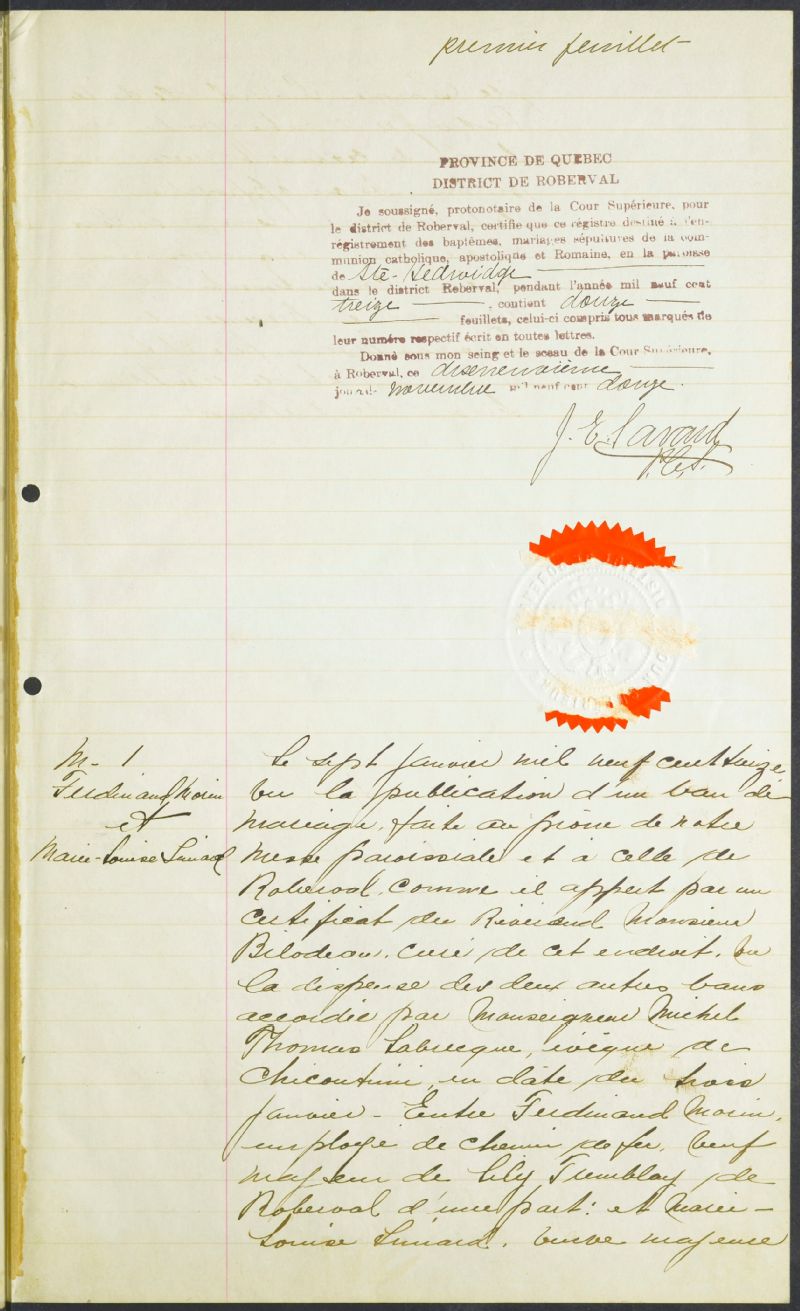 SainteHedwidge BAnQ numérique