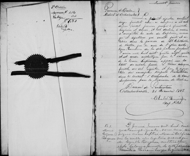 SainteClotildedeHorton BAnQ numérique