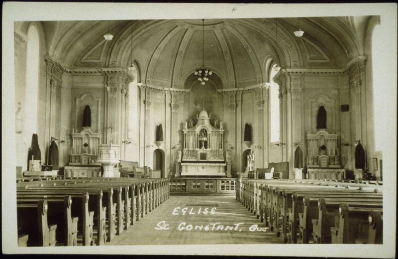 Église, StConstant, Qué. BAnQ numérique