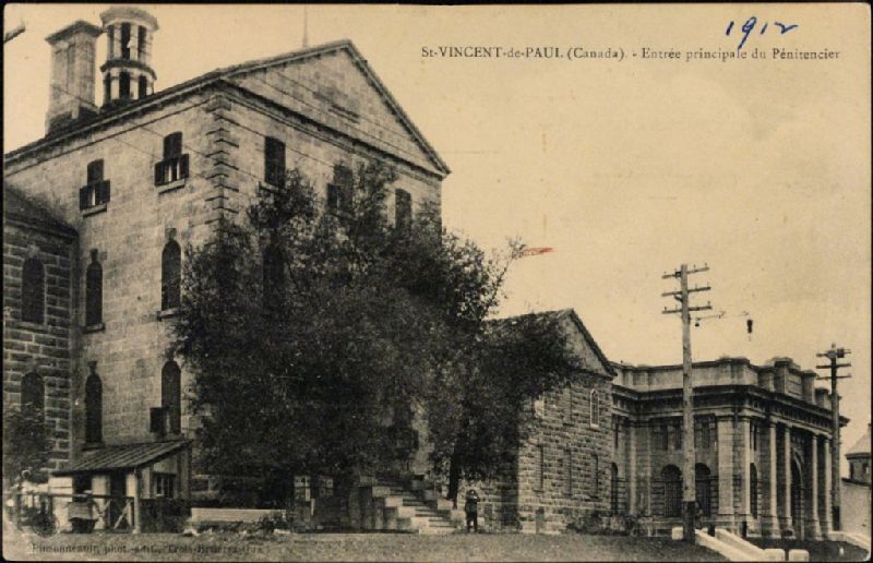 StVincentdePaul (Canada), entrée principale du pénitencier BAnQ numérique