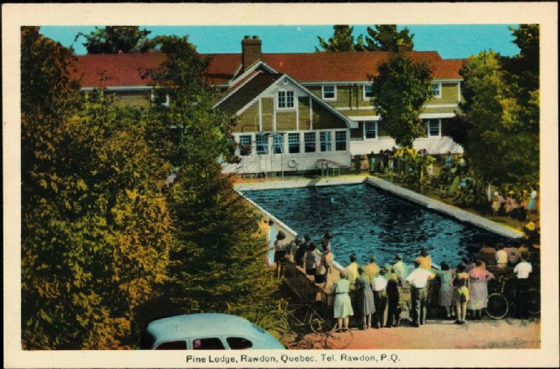 "Rawdon Pine Lodge", Rawdon, Québec BAnQ numérique