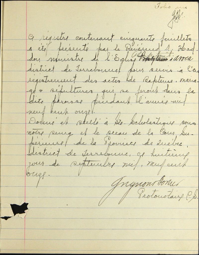 Avoca Baptist Church BAnQ numérique