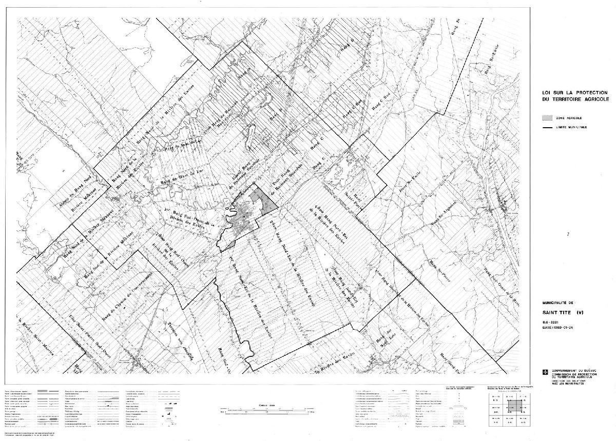 Loi sur la protection du territoire agricole. [zone agricole] 8.0-3231 ...